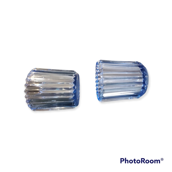 Blue glass votive set - Picture 6 of 12